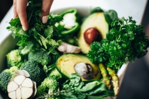 An image of green vegetables to talk about the importance of food for immune health.