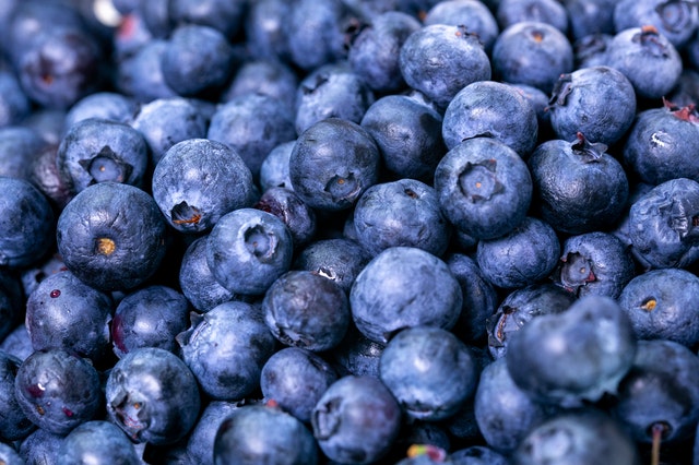 An image of a pile of blueberries to talk about its benefits as a superfood and the essential vitamins and minerals in contains.