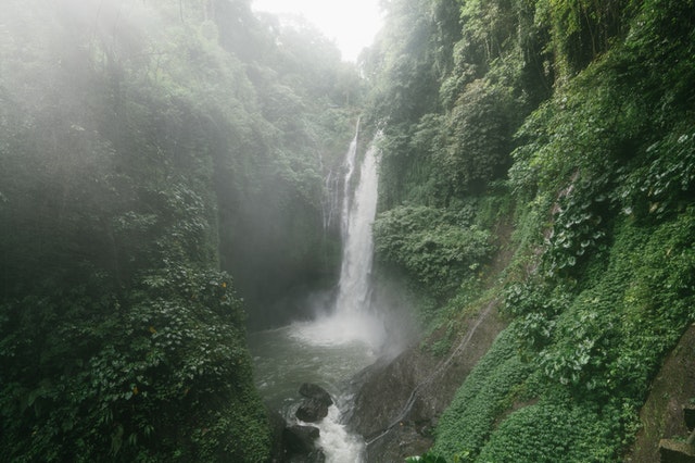 An image of a waterfall to talk about how getting time in nature is an important part of living a wellness lifestyle.