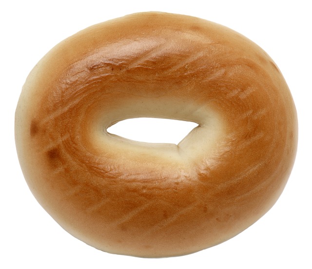 An image of a bagel to discuss ingredients it may contain that are banned in other countries, but are not banned in America.