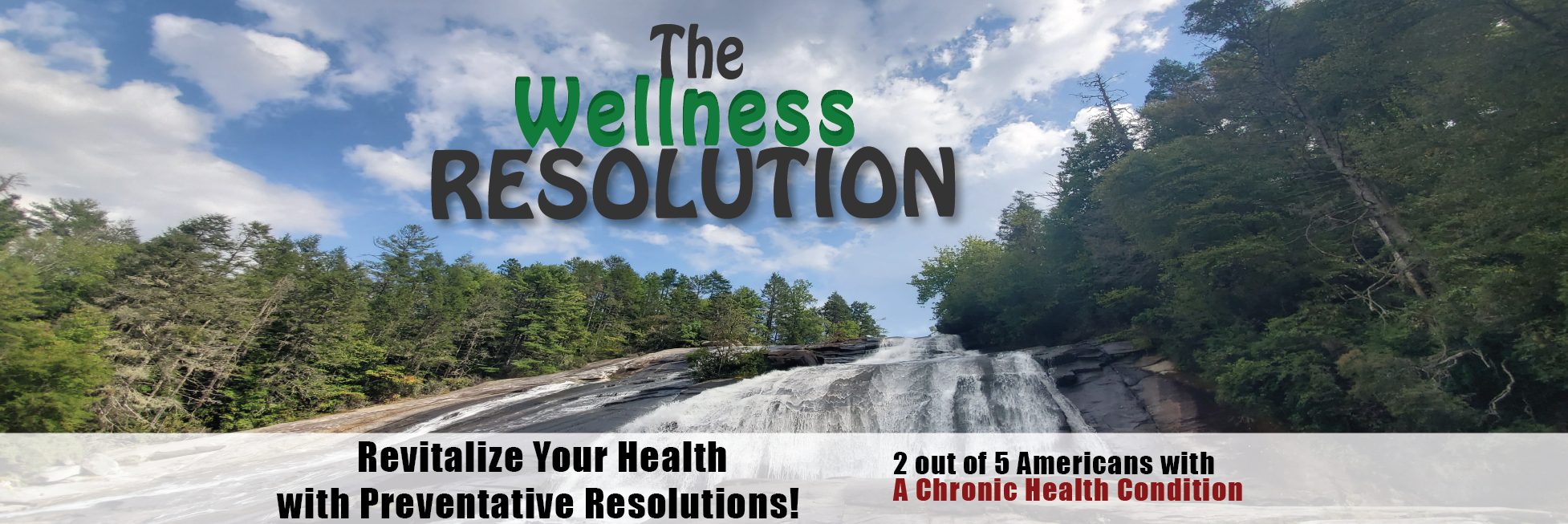 The Wellness Resolution a blog that is about revitalizing your health to prevent chronic health conditions with 40-45% of Americans having one.