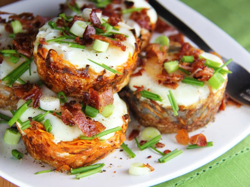 PALEO SWEET POTATO EGG NESTS