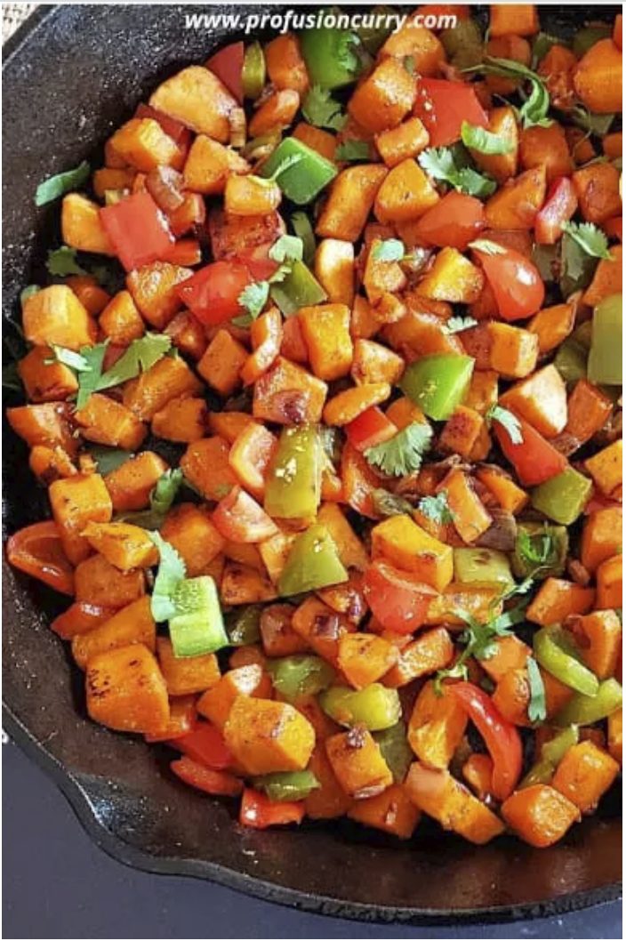 Savory Sweet Potato Stir Fry