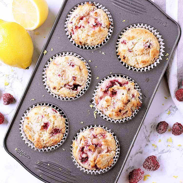 Keto Raspberry Muffins