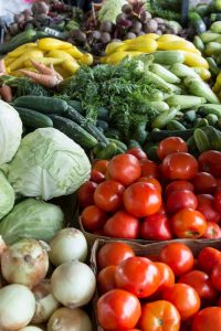 An image of vegetables to talk about avoiding pesticides in your food.