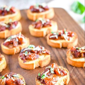 Baked Balsamic Bruschetta