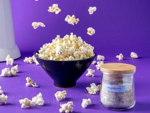 Dill Pickle Popcorn and Homemade Dill Pickle Seasoning 