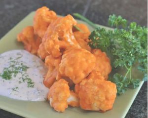 Vegan Buffalo Cauliflower Wings