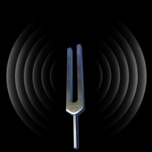 An image of a tuning fork to talk about a type of energy healing that can help with negative thought patterns. 