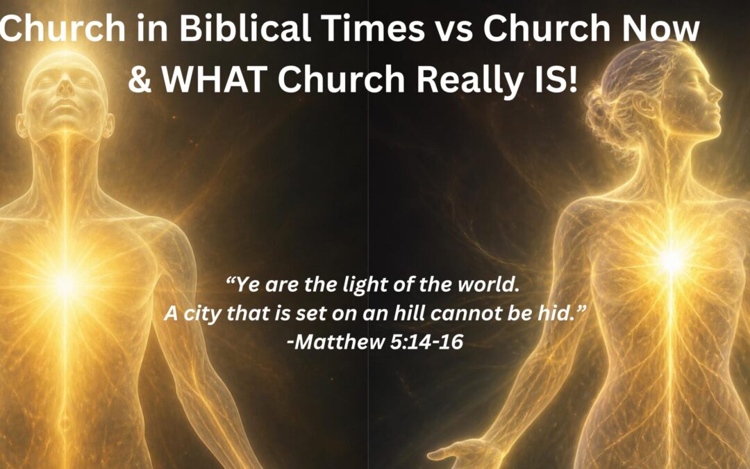 Church in Biblical Times vs Church Now & WHAT Church Really IS!